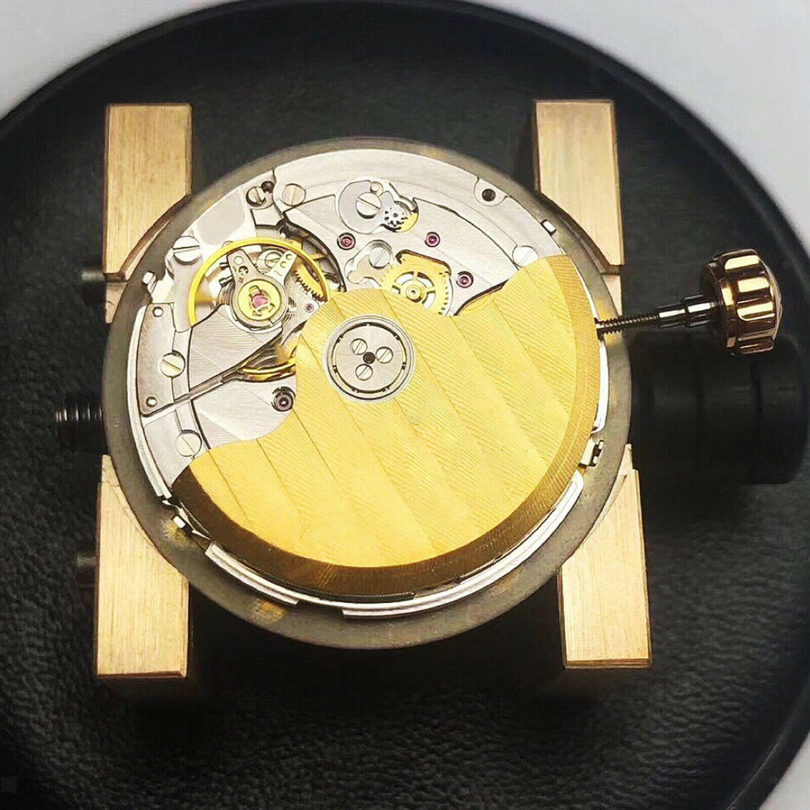 2 Pieces Brass Watch Movement Clip Holder Fixed Base Repair Tool