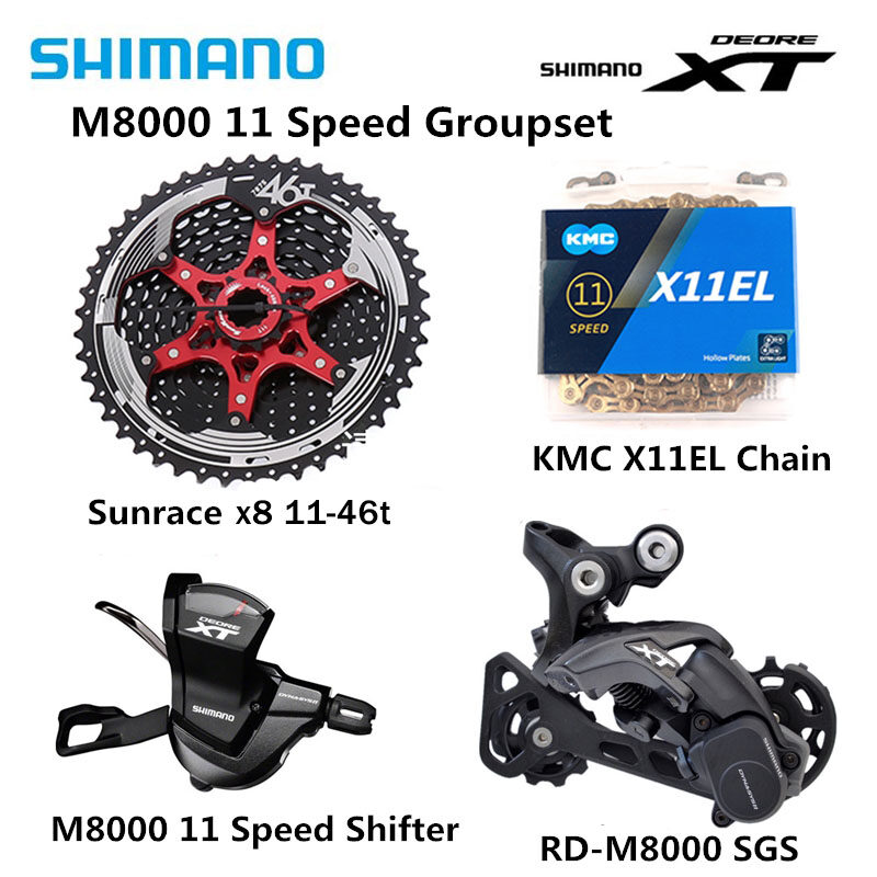 Long Cage New Shimano XT RD-M8000 11-Speed Rear Derailleur GS SGS Medium