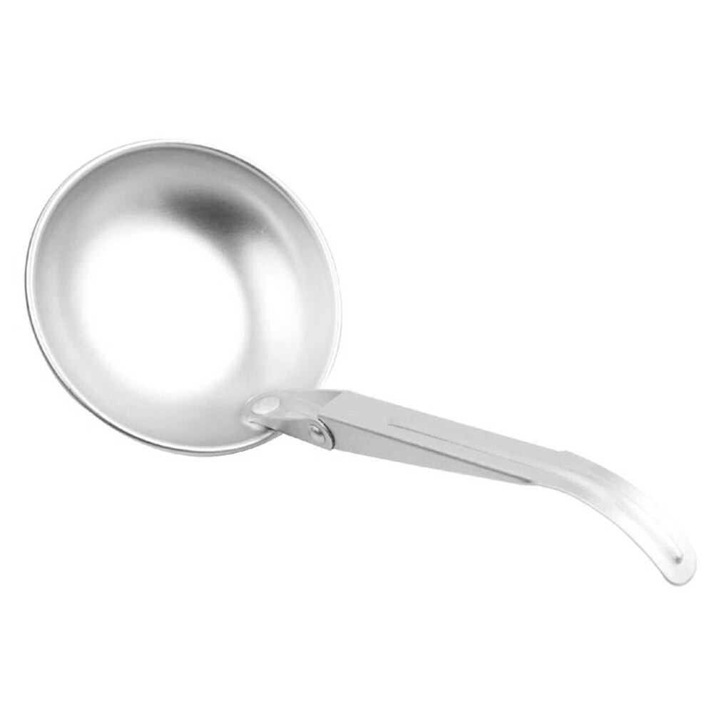 TOMSHOO Foldable Spoon Aluminum Alloy Soup Spoon Portable Camping