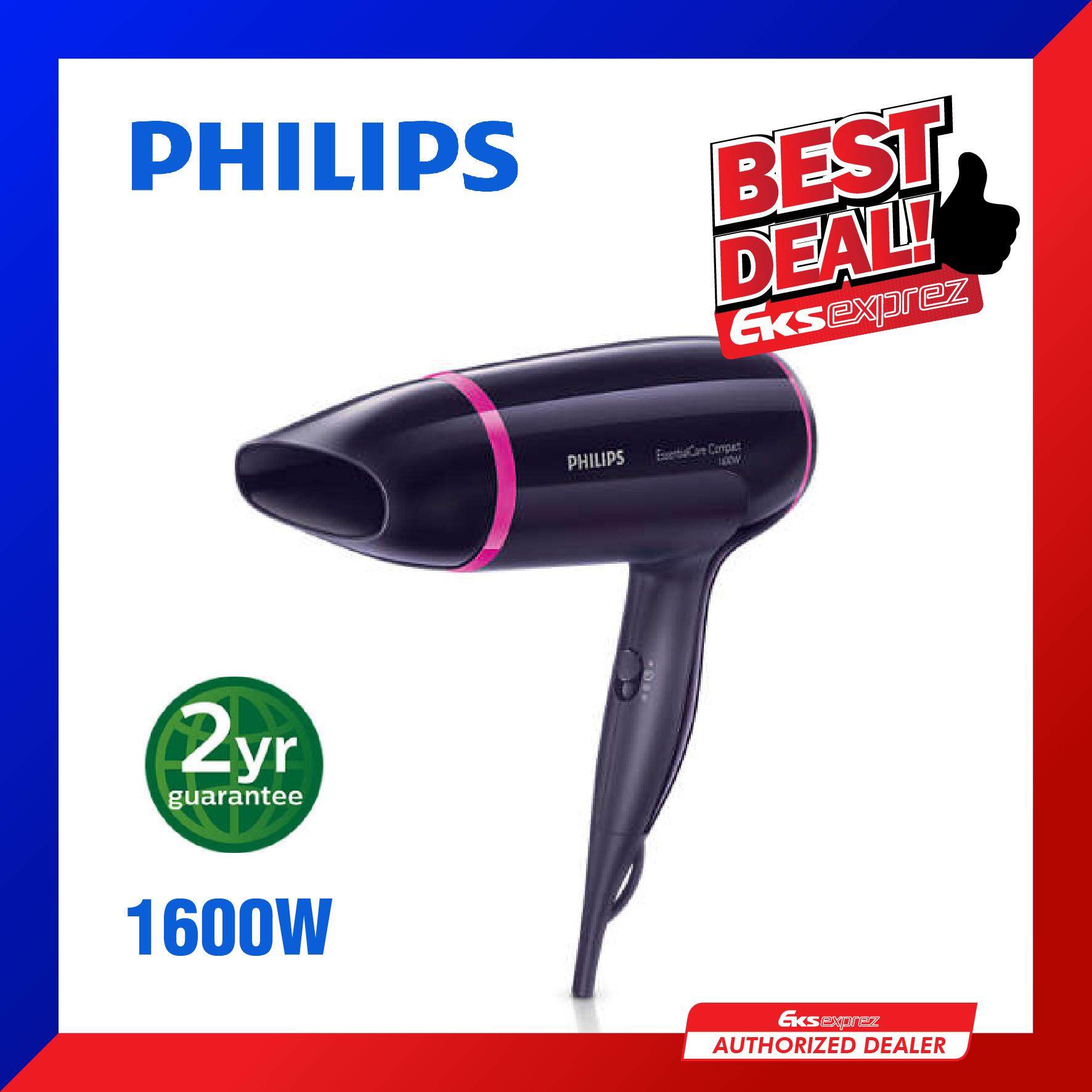 Philips BHD002 1600W EssentialCare Hairdryer (BHD002/03) | Lazada