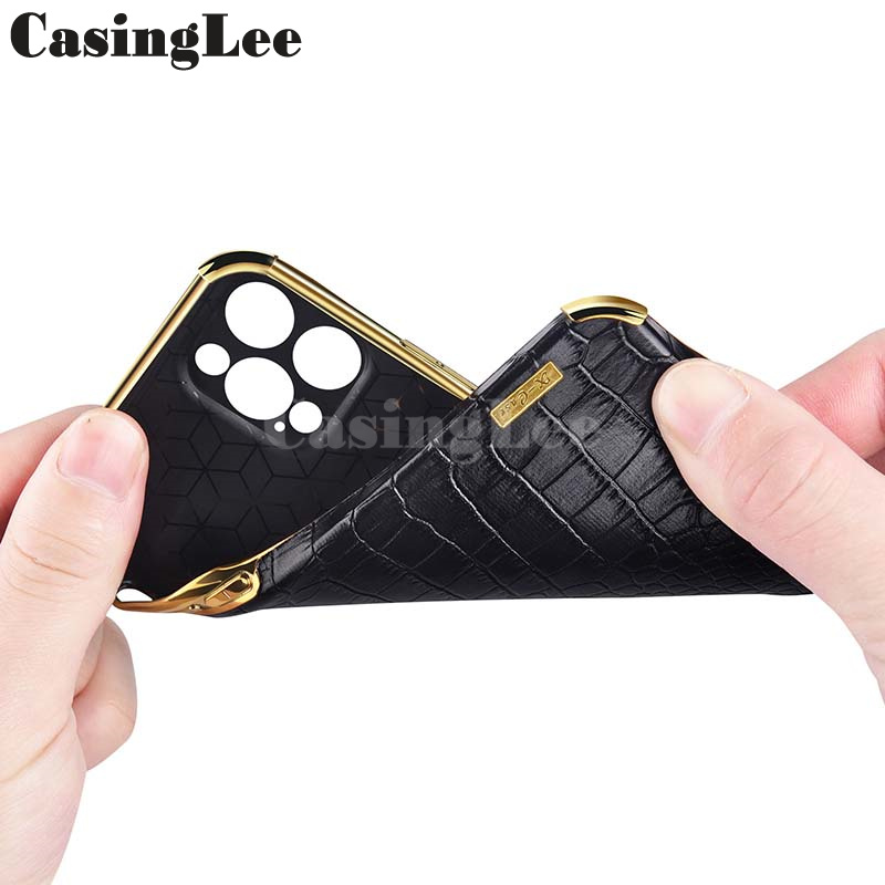 For Realme C51 Case Soft Crocodile Pattern Texture Leather Handphone Shockproof adsorb Ring cover For Realme C51 Back Cover Phone cases