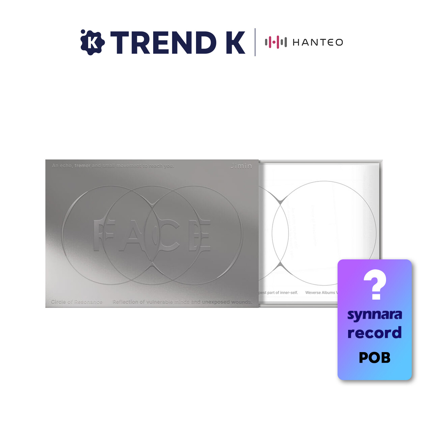 [Synnara POB] JIMIN(BTS) Solo Album [FACE] (Weverse Album Ver