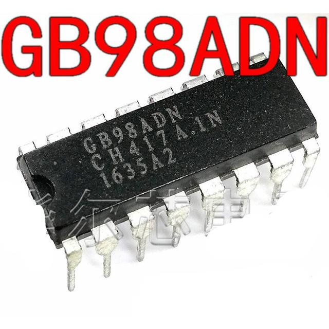 2pcs gb98adn dip-16 gb 98 adn dip16 intelligent lighting ic chip new original