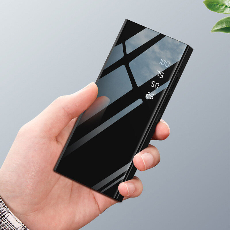 KAIMEIDI New 20000mAh power bank digital display mirror mini