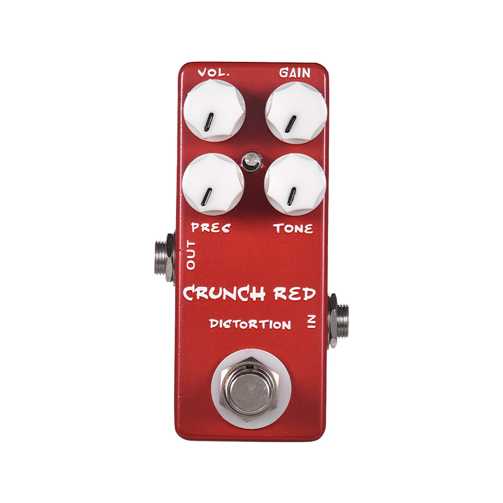 [ammoon]quà bí mật MOSKYAudio CRUNCH RED Distortion Guitar Effect Pedal Full Metal Shell True Bypass