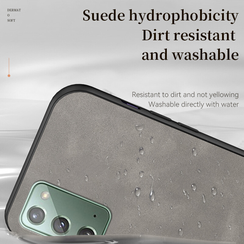 For Samsung Galaxy Note 20 Case Samsung Note20 TPU Soft Shockproof Matte Phone Casing Leather Texture Cover