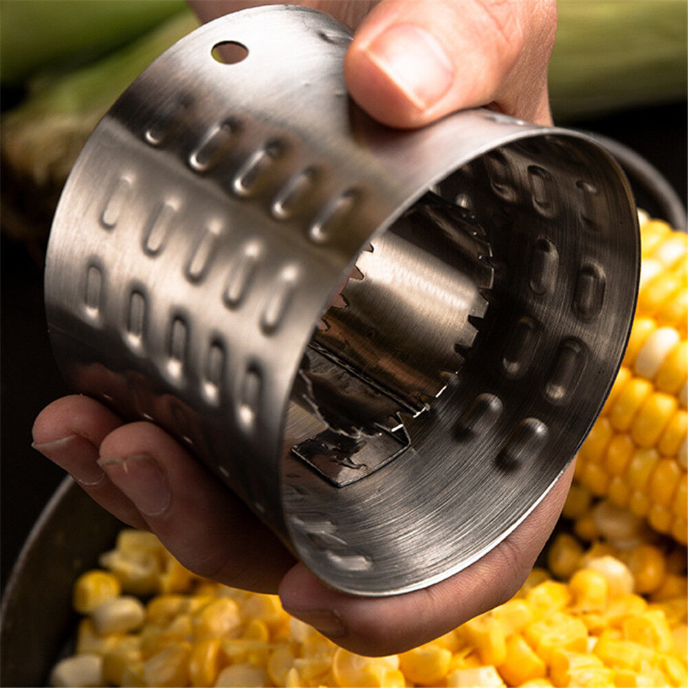 【TaroBall】Stainless Dụng Cụ Tách Tách Ngô Bằng Thép Dụng Cụ Tách Gọt Vỏ Thủ Công Phụ Kiện Nhà Bếp