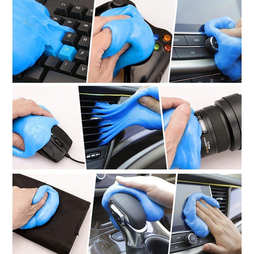 Car Cleaning Soft Glue Multi-function Car Air Conditioner Outlet Cleaning Tool