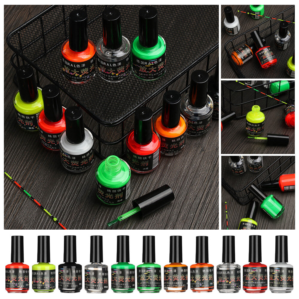New Fishing Tackle Accessories Visualable DIY Floats Tail Painting Fluorescent Paint Fishing Floats Indicator