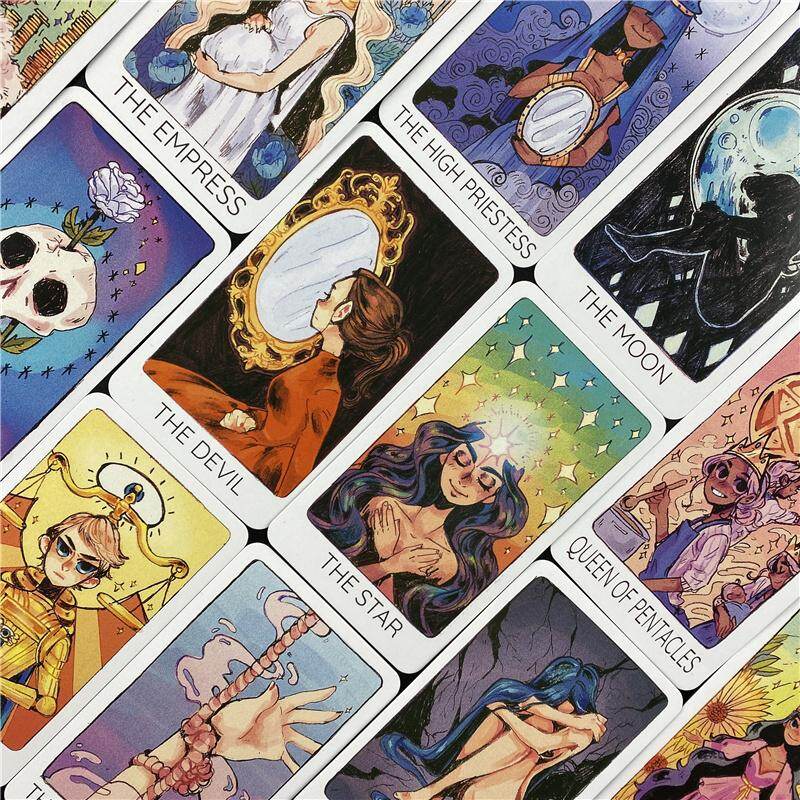 Britt's Third Eye Tarot Deck in A Tin - 78 Tarot Cards (Limited Edition Gold Gilded)