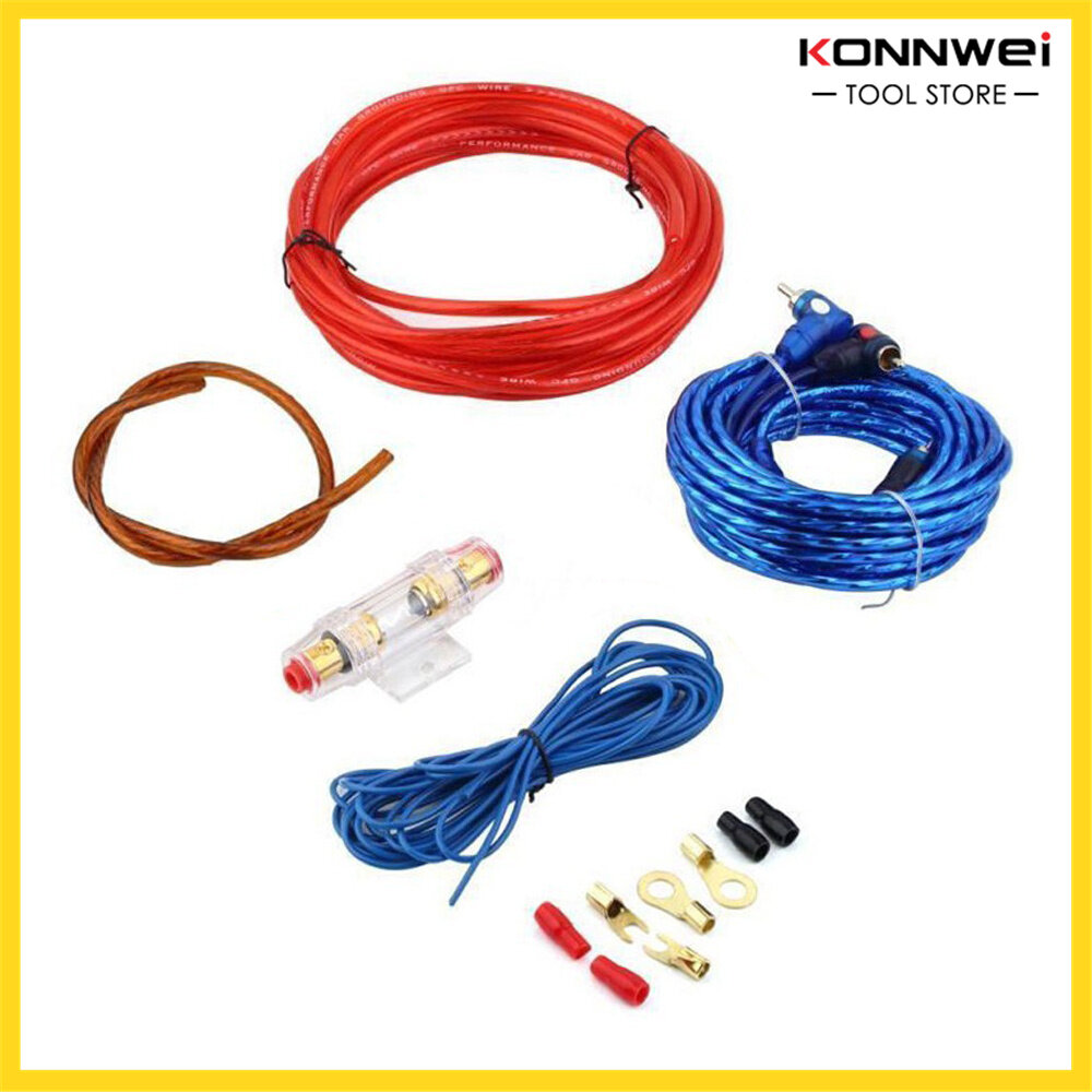 Car Audio Wiring Kit 8 Gauge Power Amplifier Installation Wiring Wire