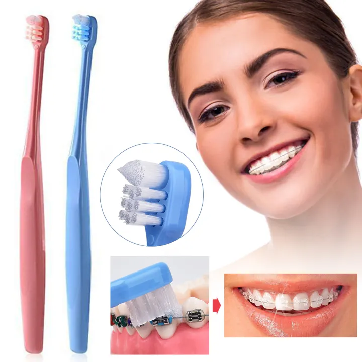 teeth cleaning brush for braces