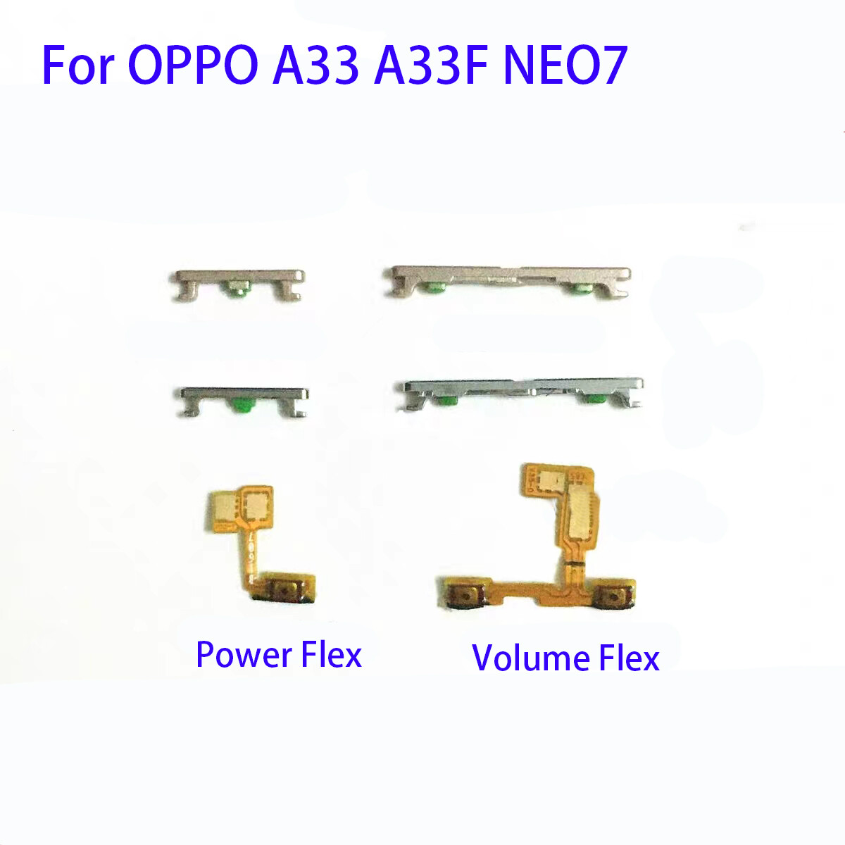 Volume Button Power Switch On Off Button Flex Cable For OPPO A33 A33F NEO7 Cable Replacement Parts