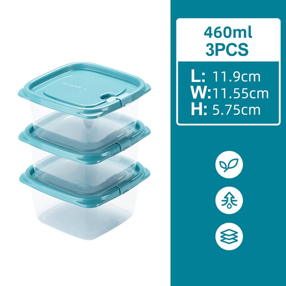 Kotak Penyimpanan Plastik, Kotak Penyimpanan Tertutup Transparan