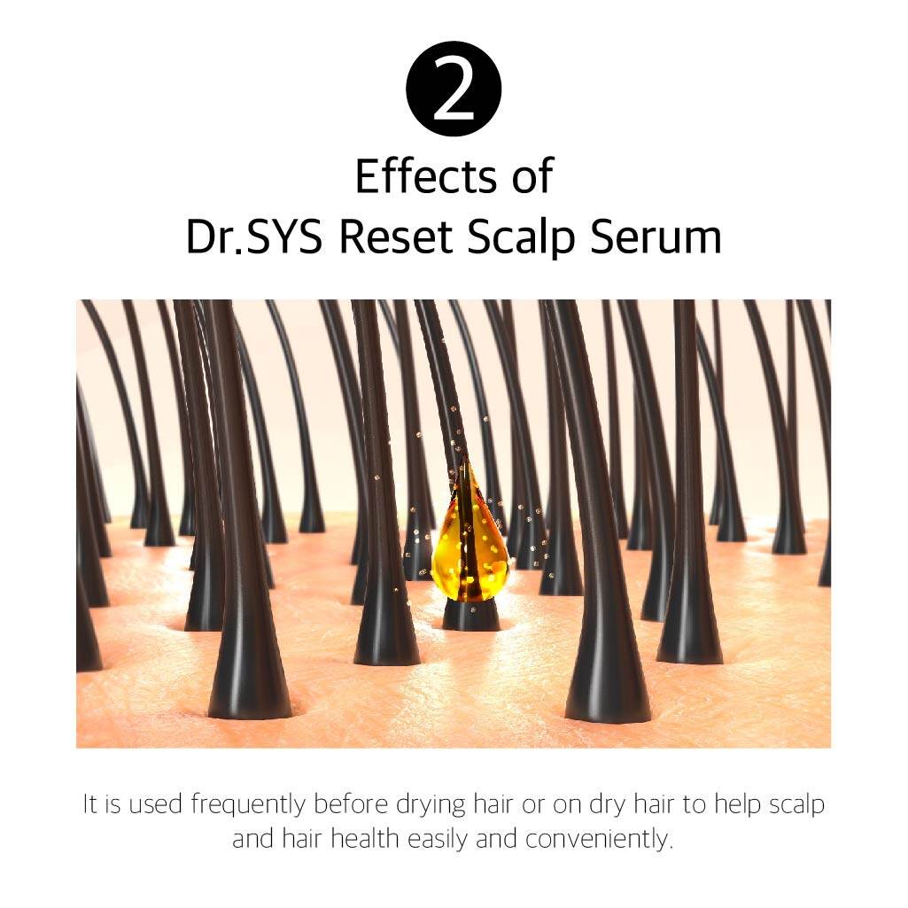 スタイリング剤 Dr.SYS RESET SCALP SERUM 50ml Dr. SYS Reset Treatment (16.9oz) all types of hair including