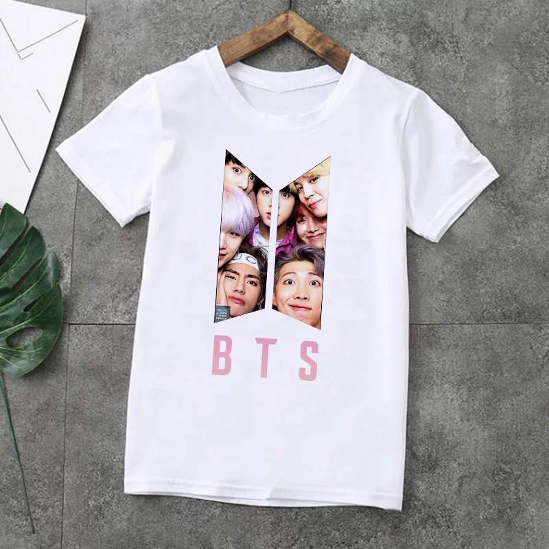 BTS Kids T Shirt Children Boys Girls 