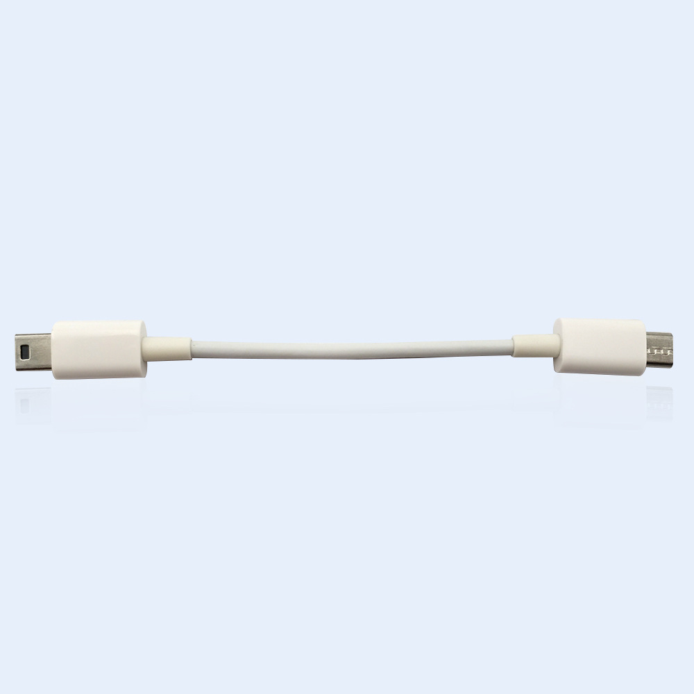 10cm USB2.0 mini  5P Male To Micro USB 2.0 5Pin Female Data Cable 0.1M