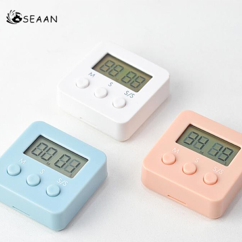 LCD quản lý hẹn giờ học sinh học Tự Kỷ Luật Đồng hồ bấm giờ có chức năng nhắc việc Mini dễ thương Đồng hồ báo thức điện tử dụng cụ nhà bếp