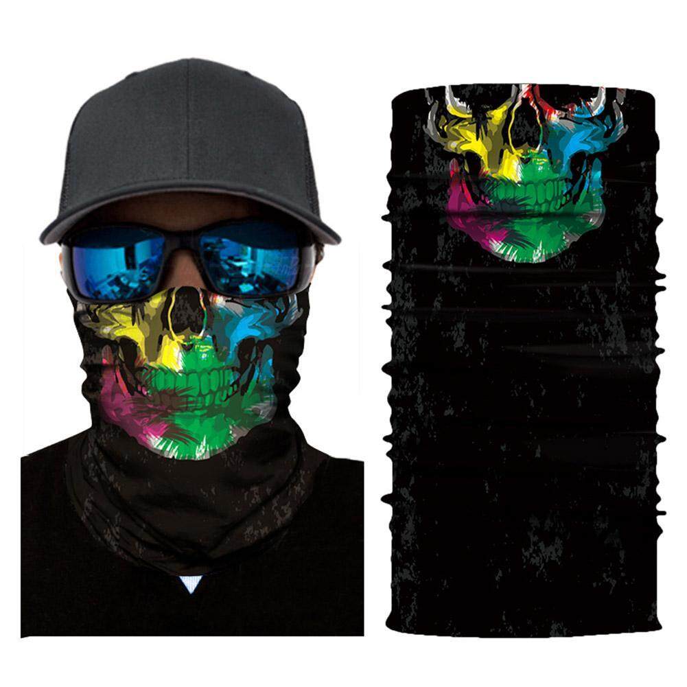 Motorcyclesaccessoires Hip Hop Skull Multifunctional Outdoor Sports Riding Scarf Cosplay Face Mask By Motorcyclesaccessories