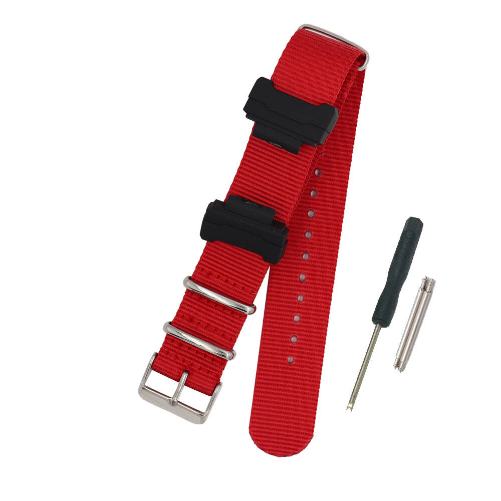 Nylon canvas watch strap for G-SHOCK GA 110 100 DW5600 GA 400 Watch Series with tools 22mm Replace Nylon Fashion Design Watch Band Strap