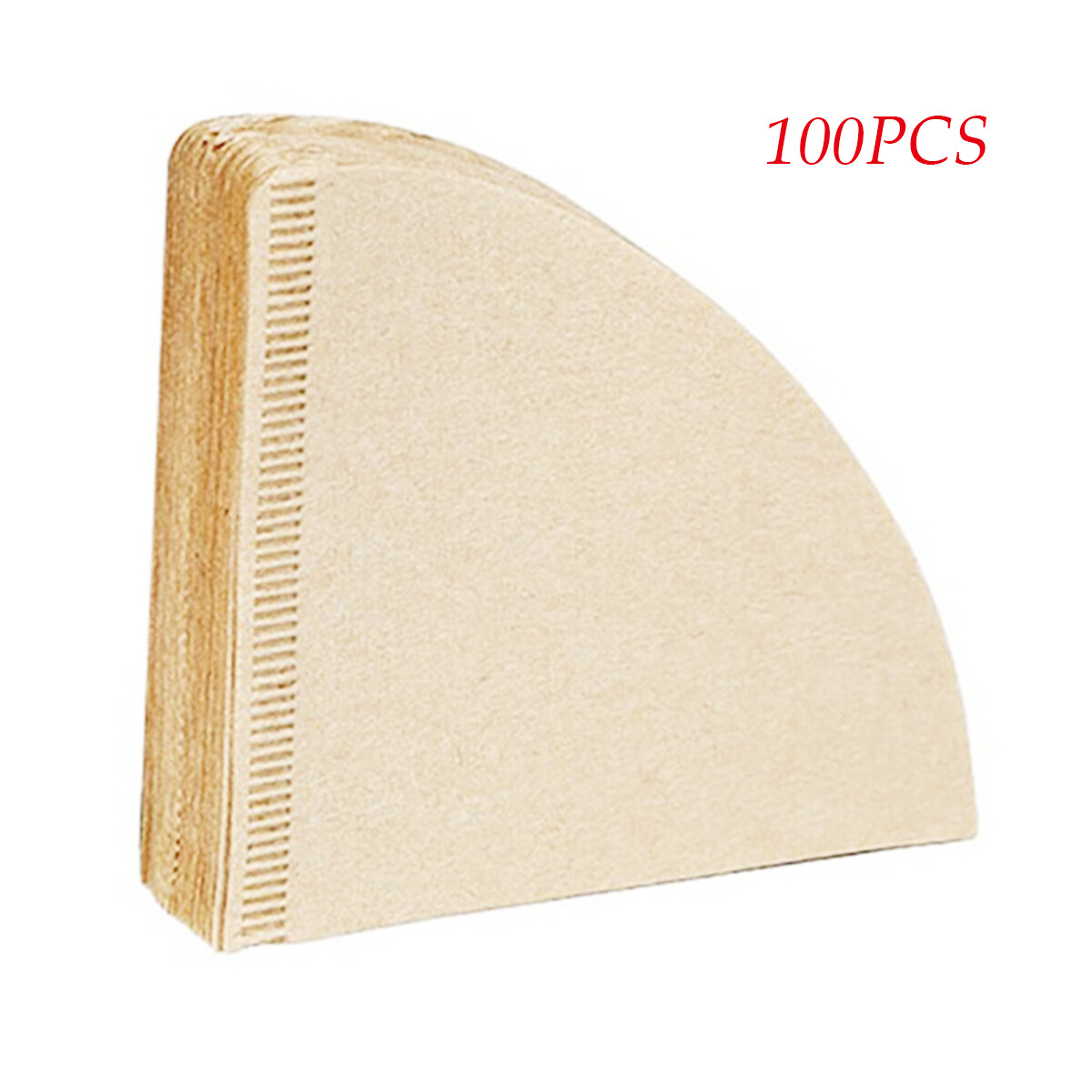 100 Túi giấy lọc trà và cà phê hình nón V60 dùng được cho 1-4 cốc