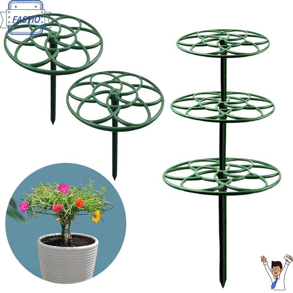 FASTIO 2Pcs Durable Stackable Ladder Rack Garden Plant Support Stand Plant Cage Frame Climbing Vine Rack Climbing Frame