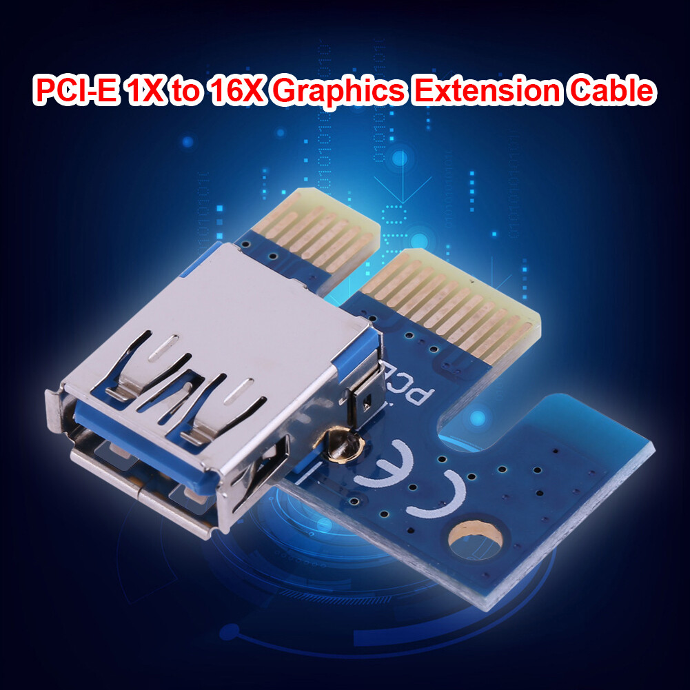 PCIe X1 Adapter PCI E 1X to USB 3.0 Female for PCI Express Riser Mining