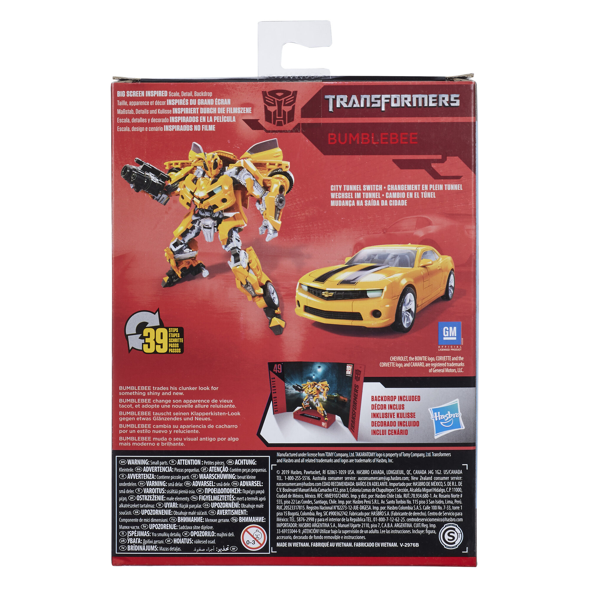 transformers studio series deluxe class movie 1 bumblebee action figure