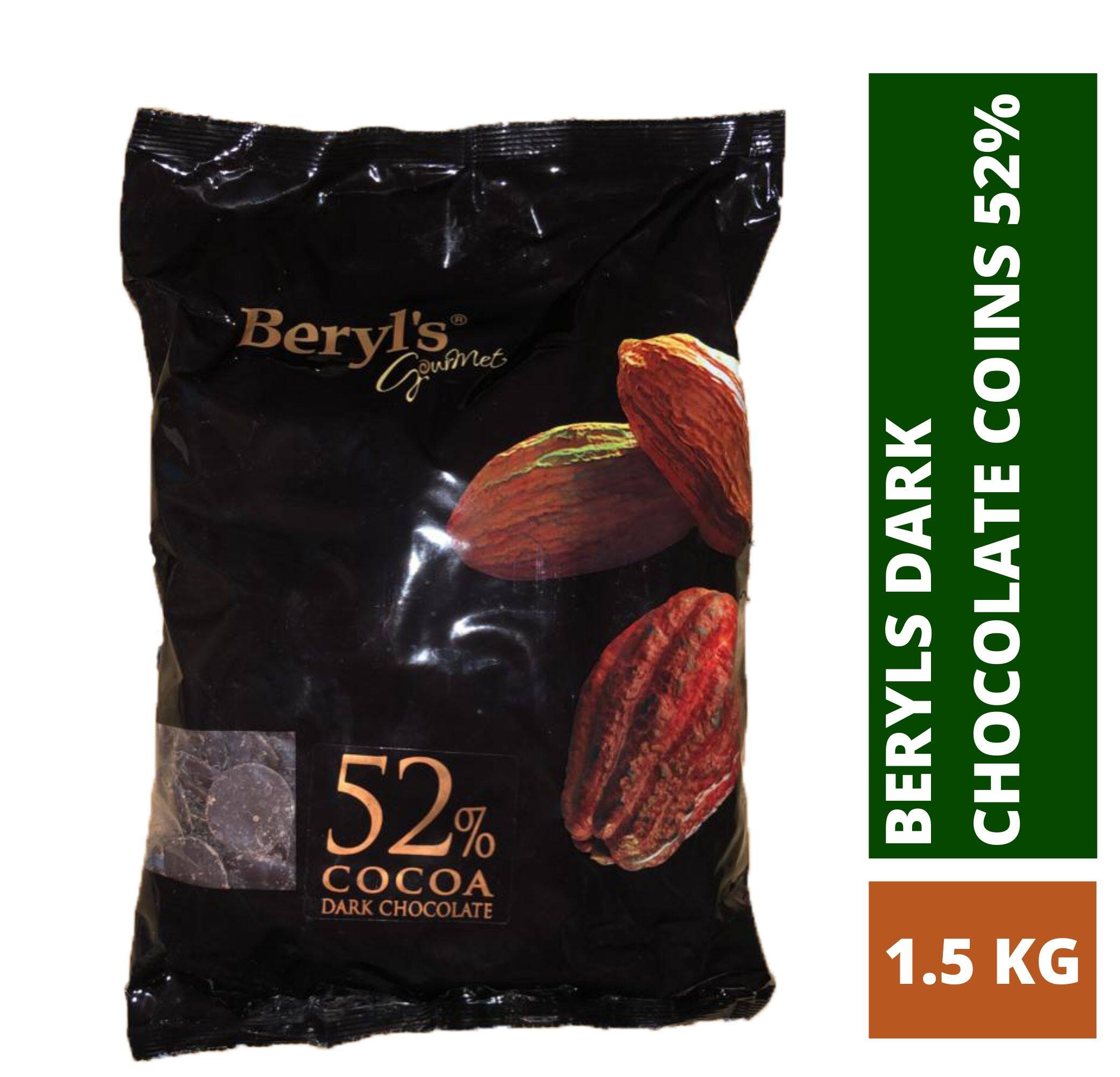 Beryls Dark Chocolate Coin 52 1 5kg Beryls Coklat Coins 1 5kg Halal Lazada