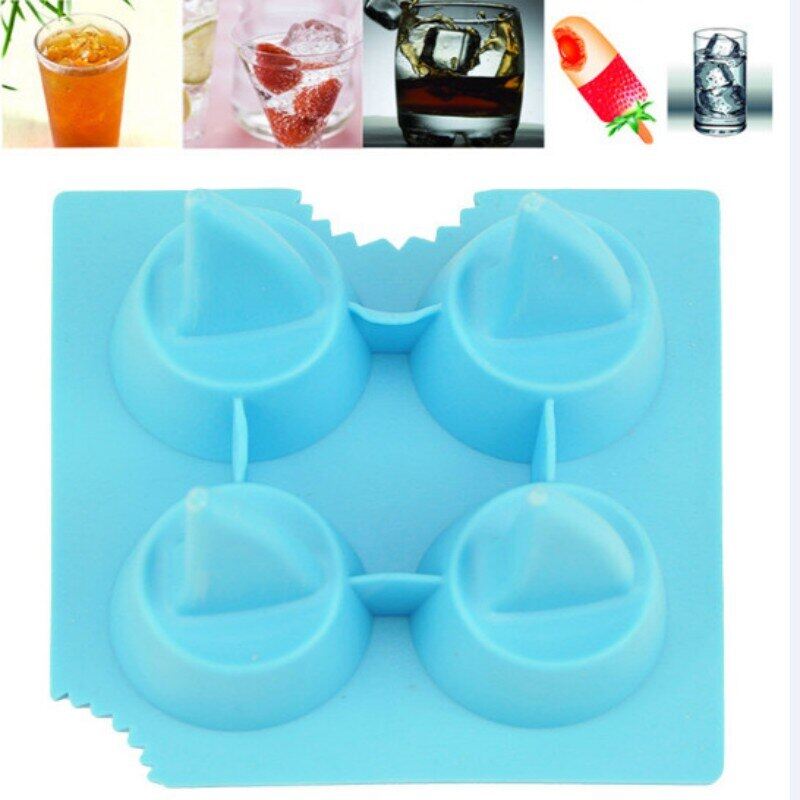 Creative Shark 3D Shape Ice Tray Forma De Gelo Ice Cream Tools Ice Cube Tray Ice Cube Mold