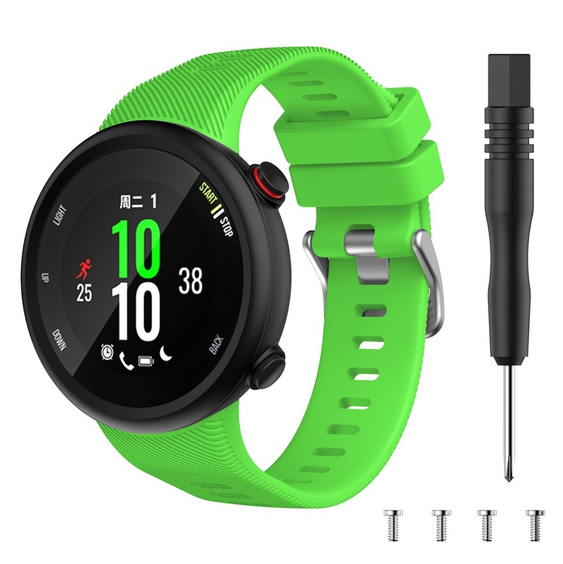 New Silicone Smart Watchband for Garmin Forerunner 45 45S Sport Wristband Strap with Tool for Garmin Swim 2 Bracelet Accessories