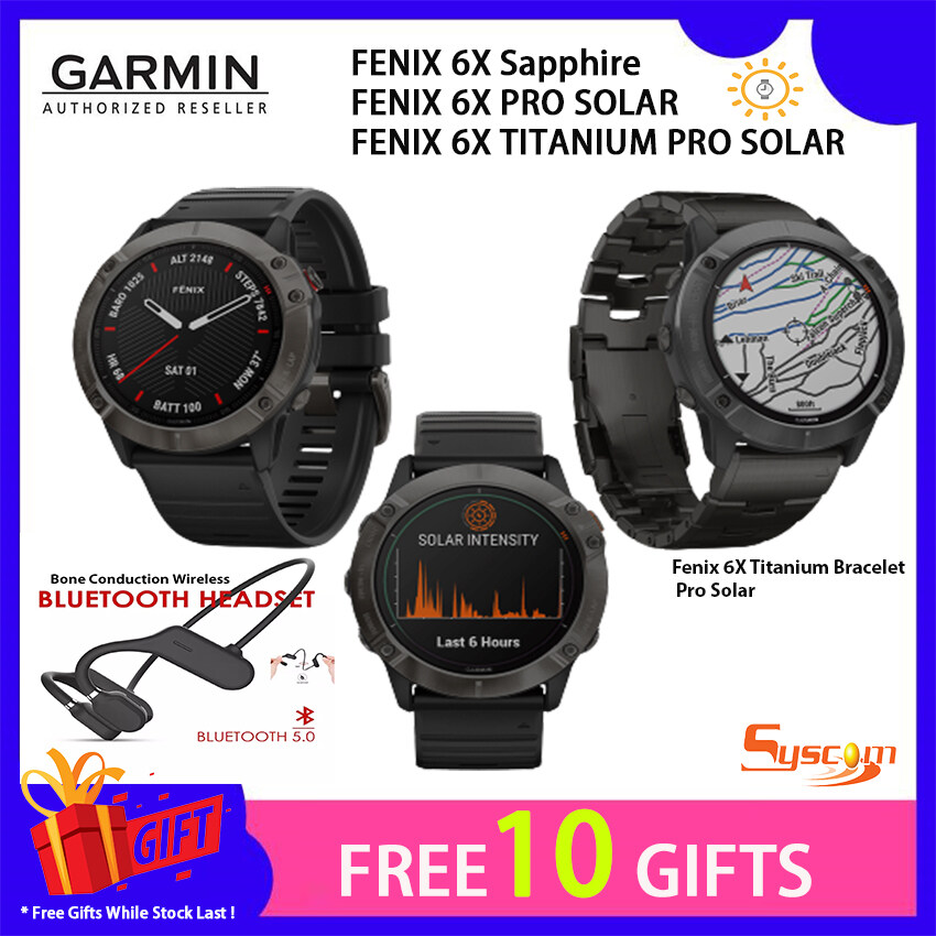 fenix 6x pro bluetooth