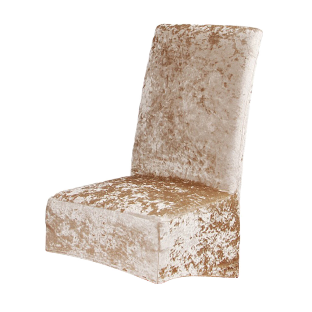 Colcolo กำมะหยี่ยืดห้องรับประทานอาหารปลอกเก้าอี้ถอด Soft เก้าอี้รับประทานอาหาร Slipcovers