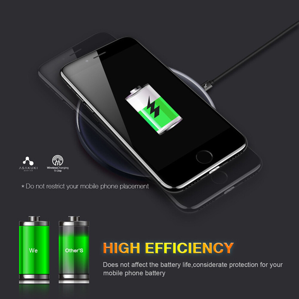 B3D1 Pad Adapter, Cho Android, Miếng Dán Cảm Ứng Type-C Bộ Thu Sạc Cuộn Sạc Không Dây Qi