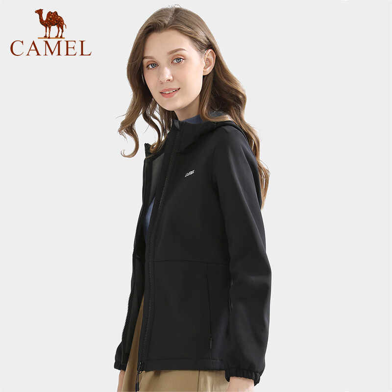 CAMEL Women‘s Warm New Winter Coat Velvet Couple Waterproof Windproof Jacket
