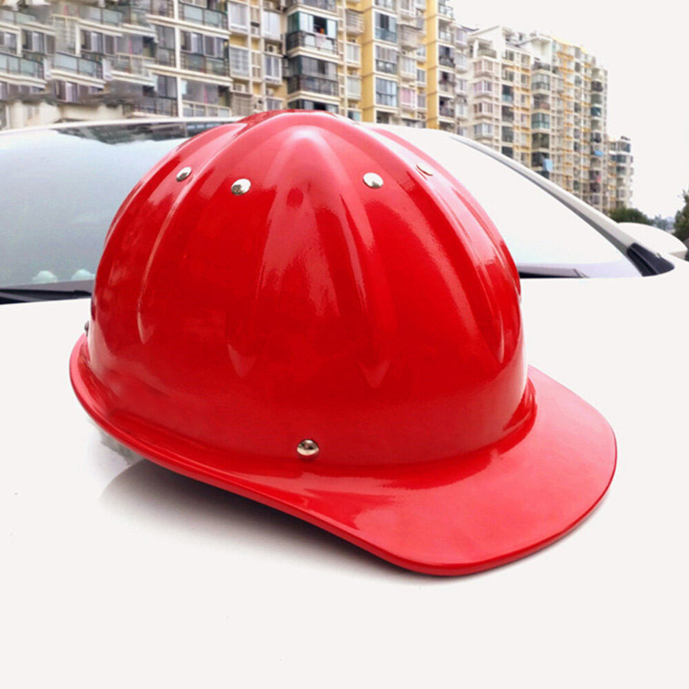 Bladwin Safety Helmet Aluminum Alloy Hard Hat Lightweight High Strength for Construction Railway Metallurgy Mine Work Cap
