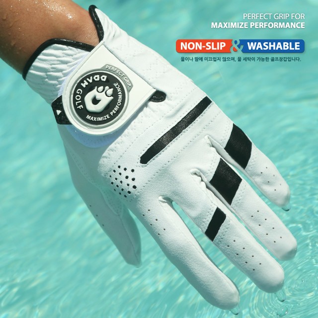 [DDAM GOLF] 3PCS Non-SLIP And Washable Golf Gloves for men [LEFT]