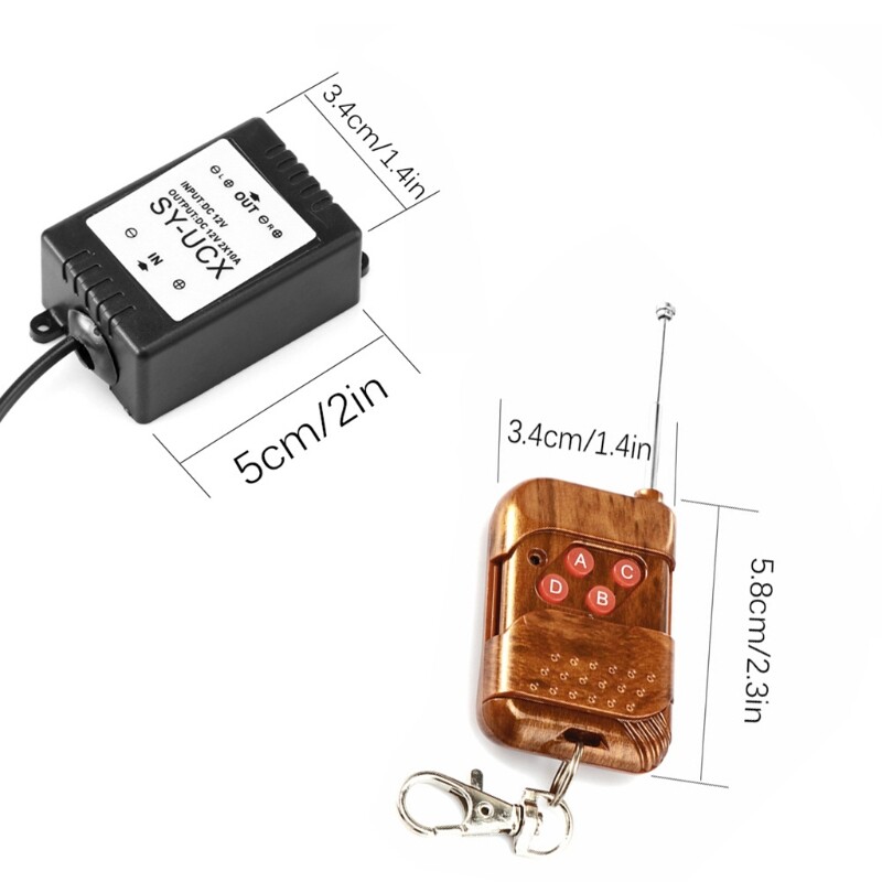 DC12V Home LED Strip Light Controller IR RGB Led Strip Remote Control with 4Keys Professional Strip Light Controller