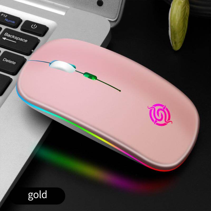 New Wireless Mouse Rgb Rechargeable Mouse Wireless Computer Silent Mause Led Backlit Ergonomic Gaming Mouse For Lap Pc