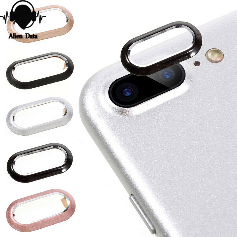 【Alien Data】 X XS MAX XR 7 8 Plus Ốp Lưng Bảo Vệ Máy Ảnh Phía Sau Vỏ Có Vòng