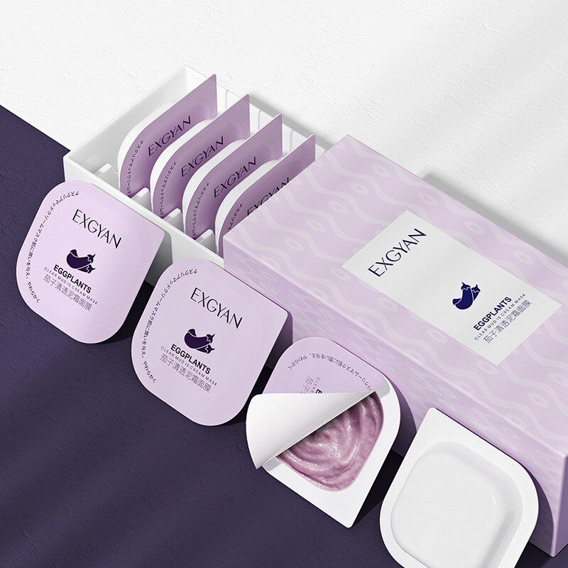 Mặt Nạ Làm Sạch Da Mặt VOPRO 8 Chiếc Cà Tím Hydra