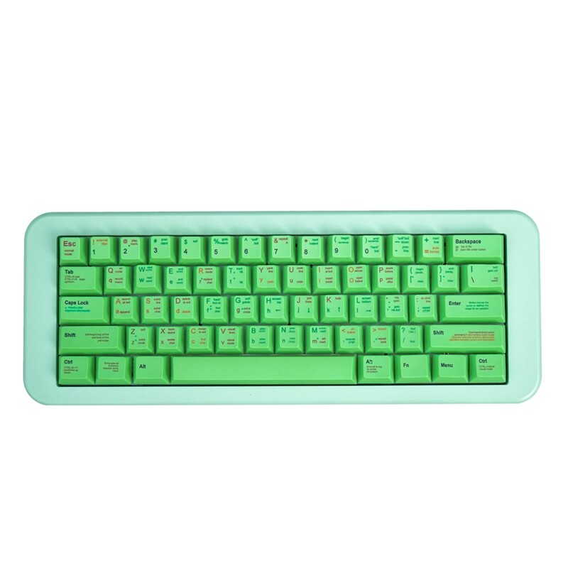[Keycap only】 lập trình viên chủ đề Keycap VIM key cap 131 Phím Cherry hồ sơ PBT nhuộm thăng hoa cho MX chuyển đổi Bàn Phím Cơ RK61/Anne Pro 2/gk61