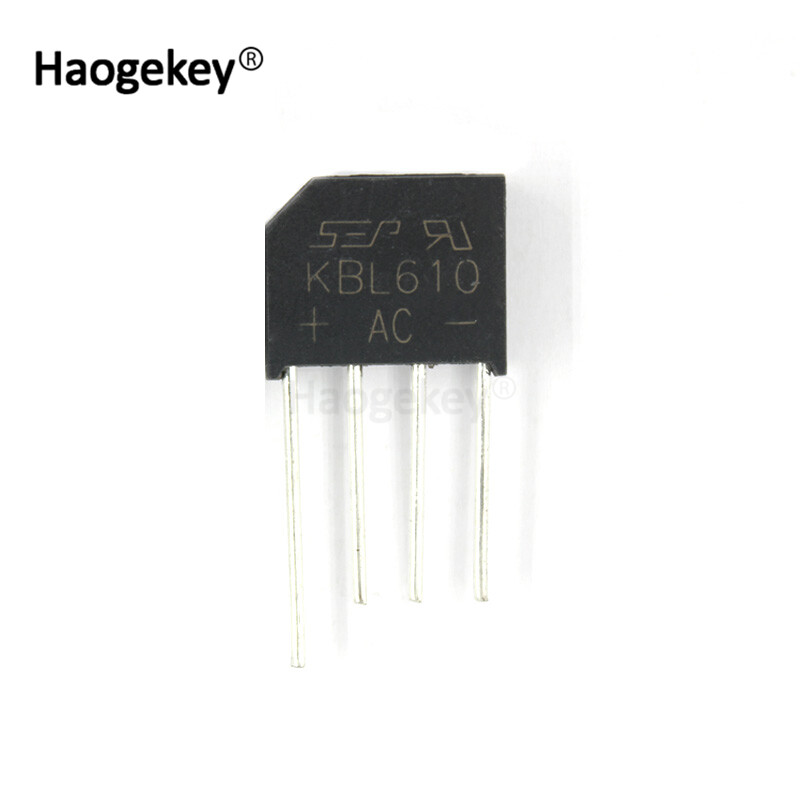 5PCS/lot KBL610 6A 1000V Diode Bridge Rectifiers DIP