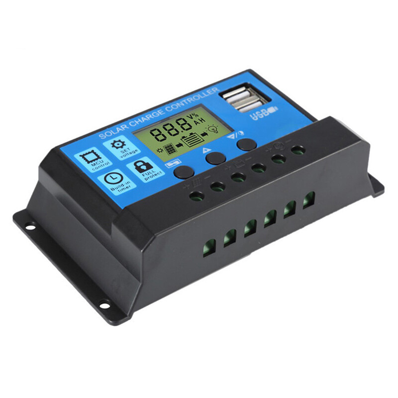 [Flash Sale] Solar PV Charge Controller 30A/20A/10A 12V 24V with LCD display Battery Charger