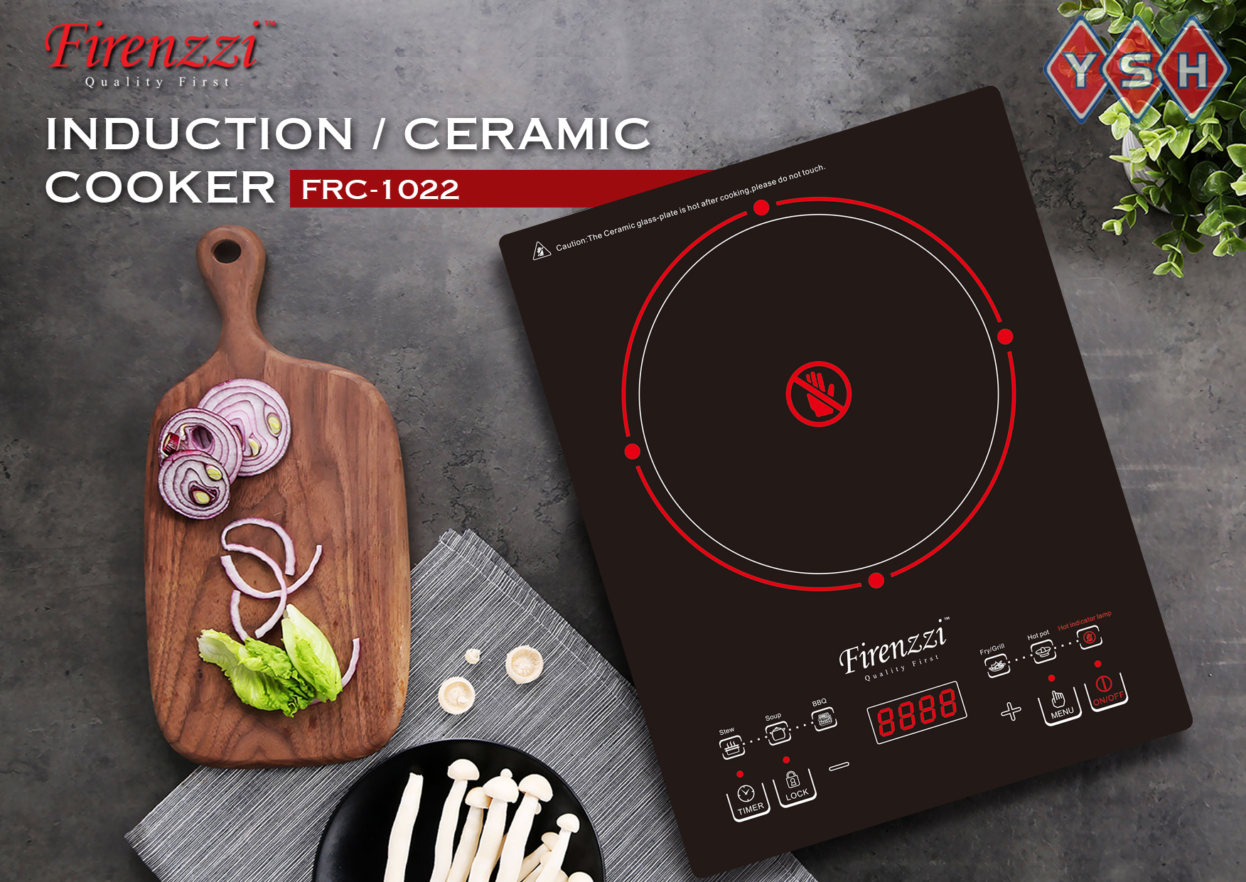 firenzzi ceramic cooker