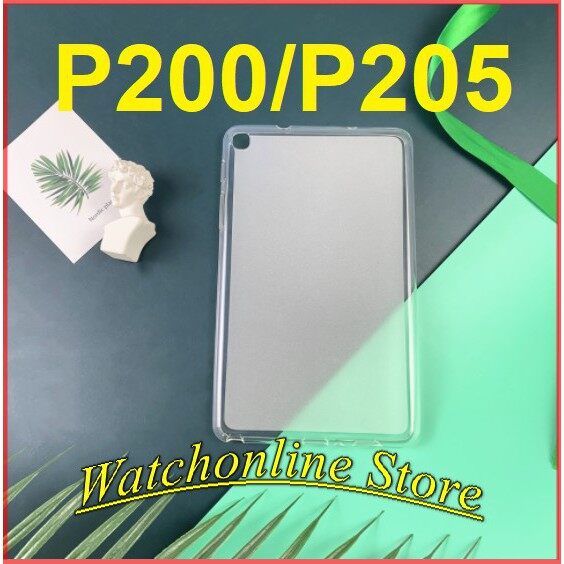 Ốp silicon dẻo samsung galaxy tab a8 plus p205 / p200 trong suốt / tab a 8.0 s pen 2019