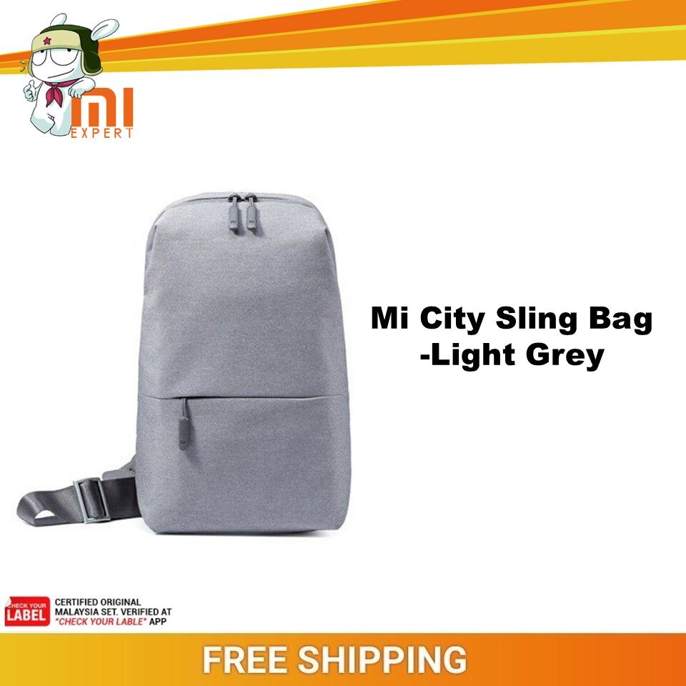 mi city sling bolsa dark grey