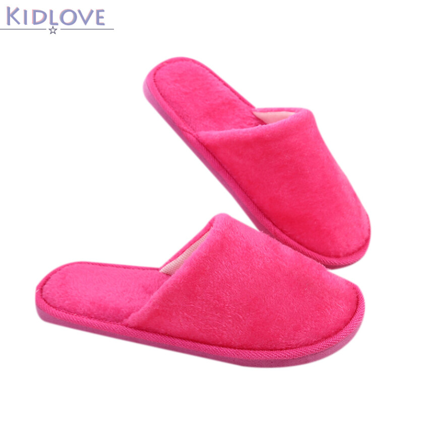 Kidlove Dép Mềm Nam Nữ, Dép Đi Trong Nhà Chống Trượt Mùa Đông Đế Êm Ái Màu Trơn Dài giá rẻ