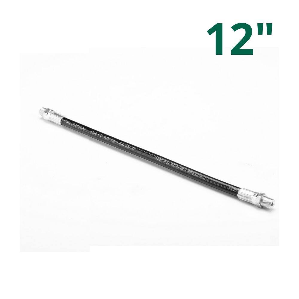 SATA 12" & 18" High Pressure Flexible Wh!p Nylon Hose Grease Gun