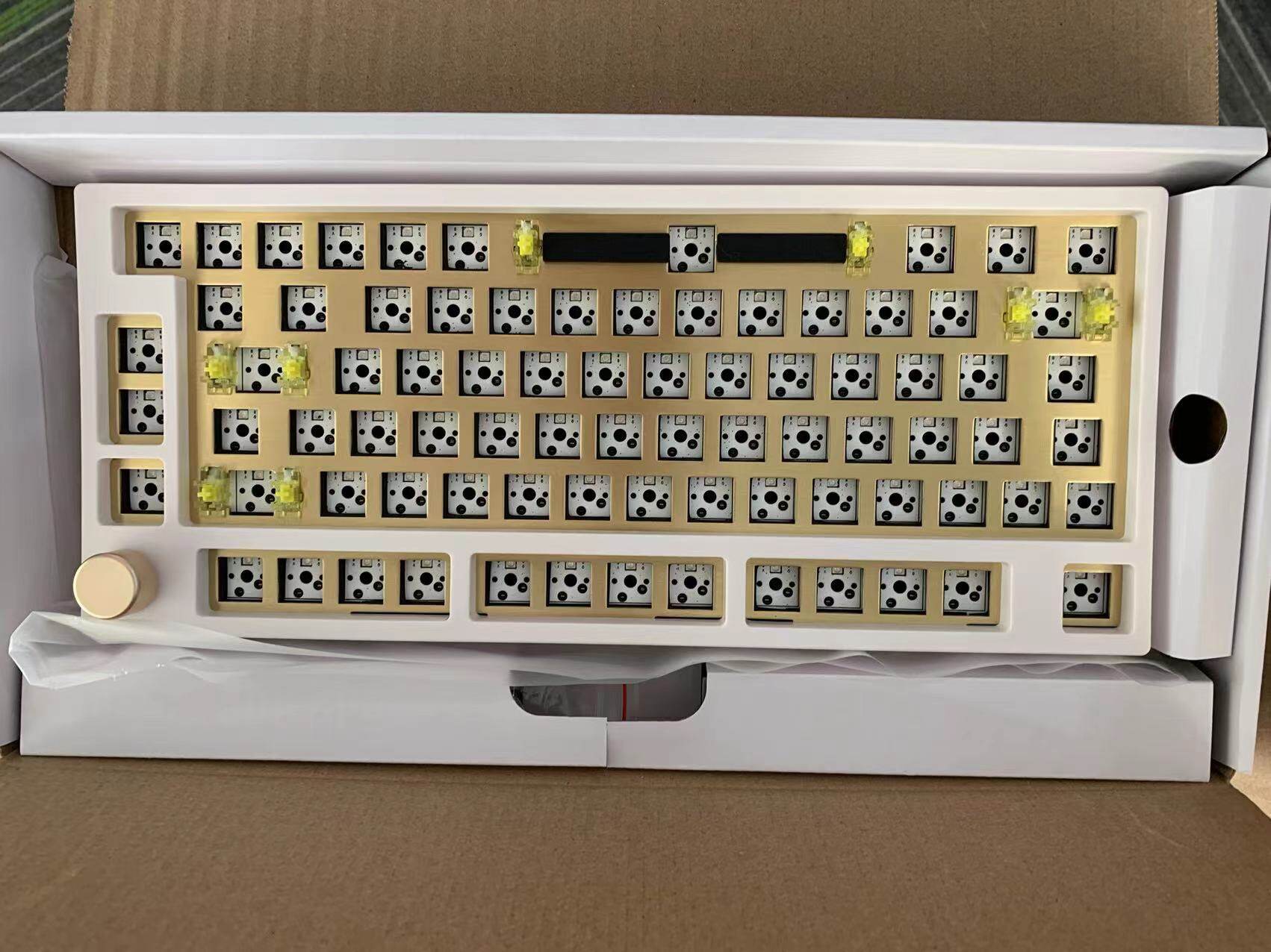 【Ready Stock】】MATHEW TECH MK80 75 Keyboard Kit Hotswap with Knob